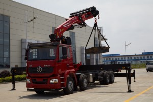 SPK74002 SPK74002G 23 Ton Palfinger Truck Mounted Hydraulic Knuckle Boom Crane Wiht Remote Control,Radiator And Rear Outriggers