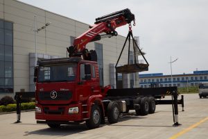 SPK74002 SPK74002G 23 Ton Palfinger Truck Mounted Hydraulic Knuckle Boom Crane Wiht Remote Control,Radiator and Rear Outriggers